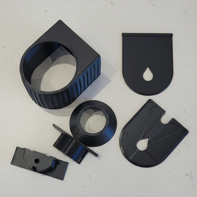 Exploded view alle onderdelen